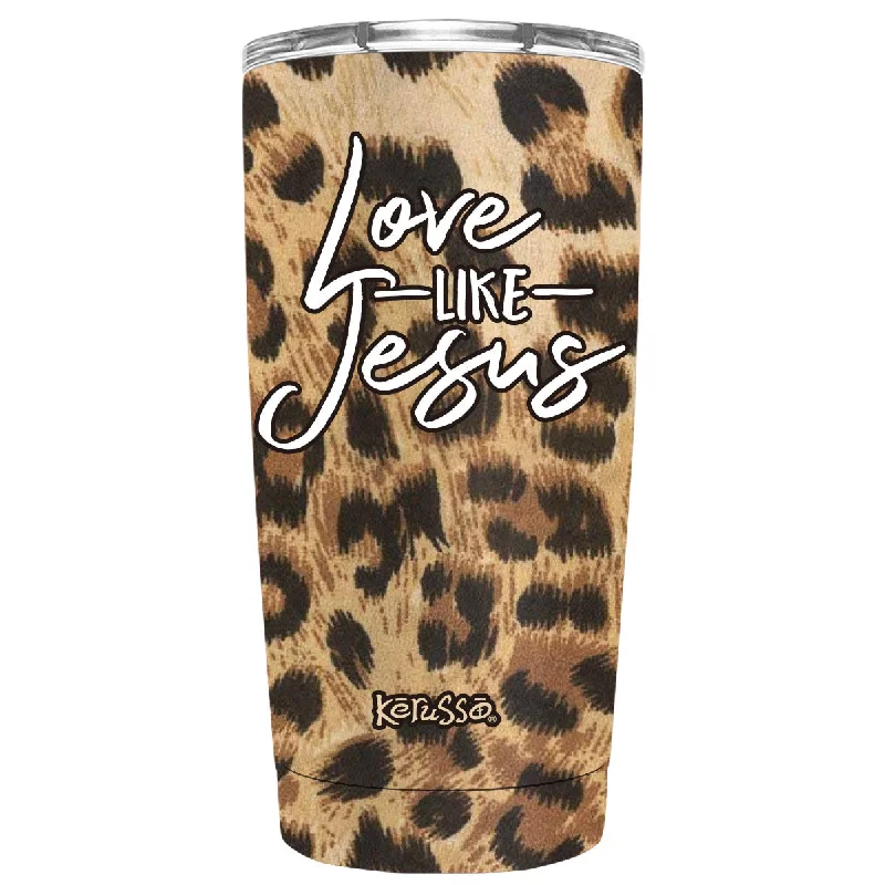 Oversized T-ShirtsKerusso 20 oz Stainless Steel Tumbler Love Like Jesus