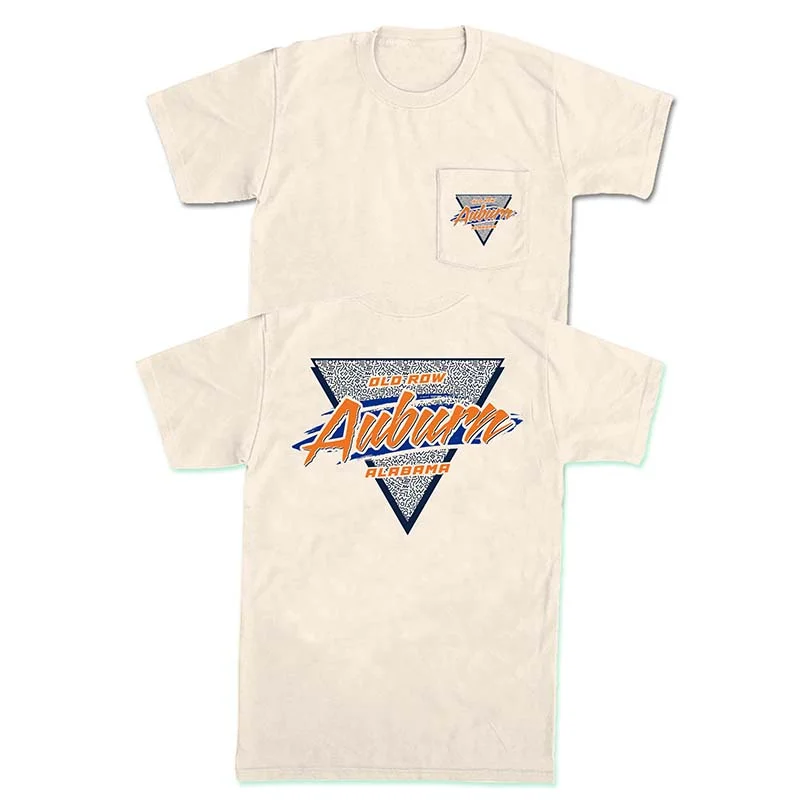 Sports Team T-ShirtsAuburn Retro Triangle Short Sleeve T-Shirt