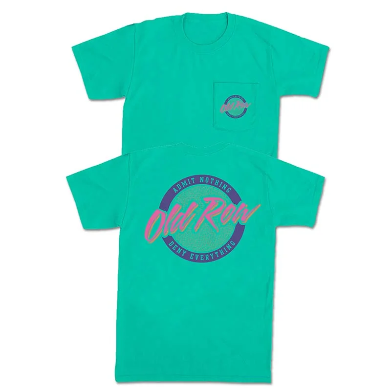 Outdoor T-ShirtsCircle Logo Island Green Short Sleeve Pocket T-Shirt