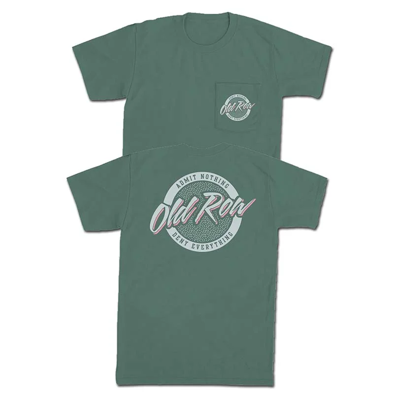 Fishing T-ShirtsCircle Logo Light Green Short Sleeve T-Shirt