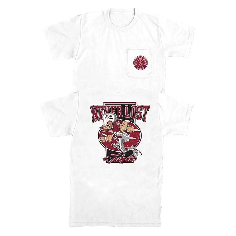 Work T-ShirtsNever Lost A Tailgate Short Sleeve T-Shirt in Garnet