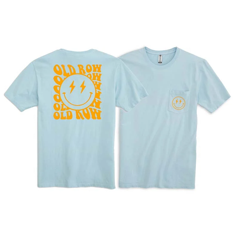 Hunting T-ShirtsRad Smiley Short Sleeve T-Shirt in Chambray