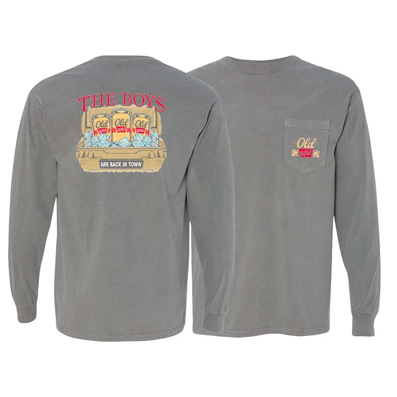 Painted T-ShirtsThe Boys Are Back Long Sleeve T-Shirt