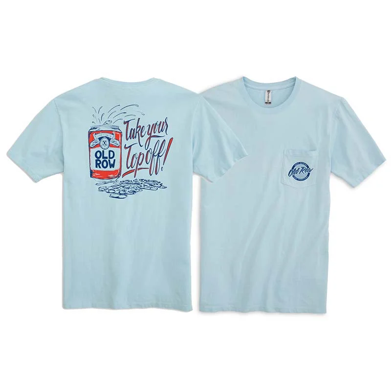 Sleep T-ShirtsTop Off Short Sleeve T-Shirt in Chambray