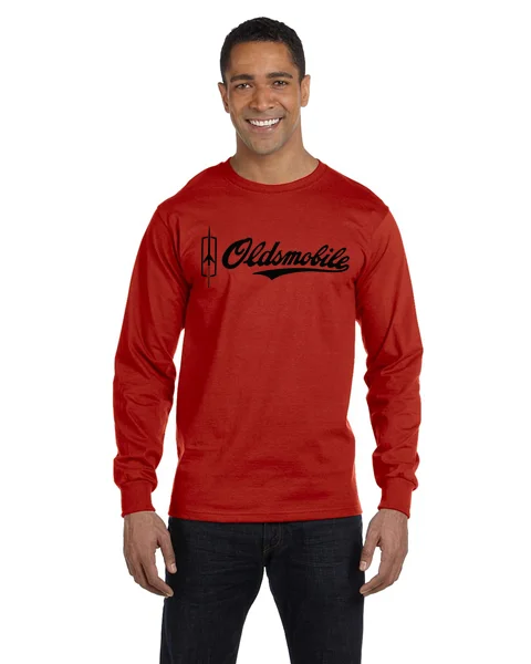 Crewneck T-ShirtsOldsmobile Script Long sleeve T-shirt