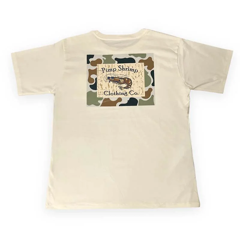 Vintage T-ShirtsCamo Back Short Sleeve T-Shirt