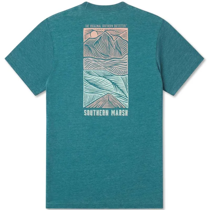 Lace-Up T-ShirtsSEAWASH™ Woodcut Canoe Short Sleeve T-Shirt