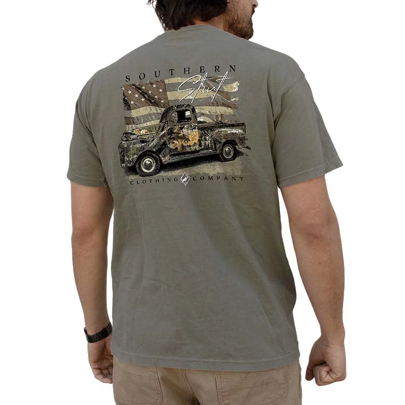 Lounge T-ShirtsCamo Truck Short Sleeve T-Shirt