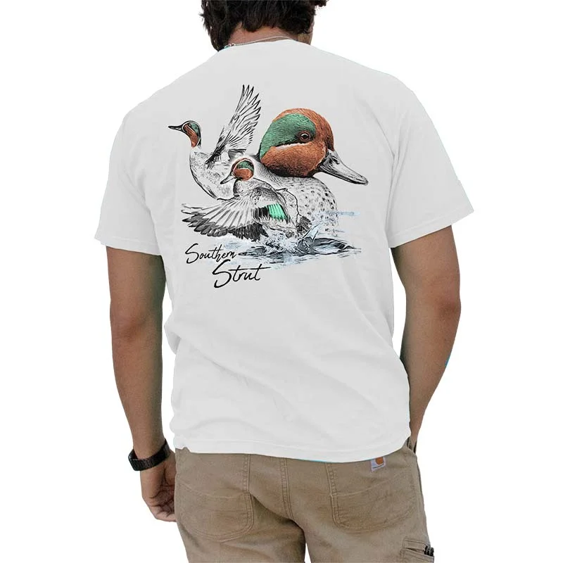 Cropped T-ShirtsDuck Sketch Short Sleeve T-Shirt