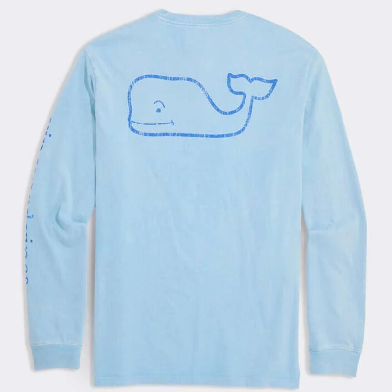 Outdoor T-ShirtsHeritage Wash Vintage Whale Long Sleeve T-Shirt