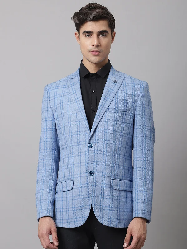 BlazerwebMen Light Blue Formal Blazer