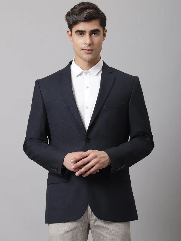 BlazeraccessoryMen Navy Formal Blazer