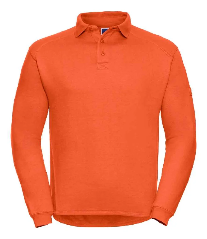 Lace-Up HoodiesRussell Heavy Duty Collar Sweatshirt | Orange