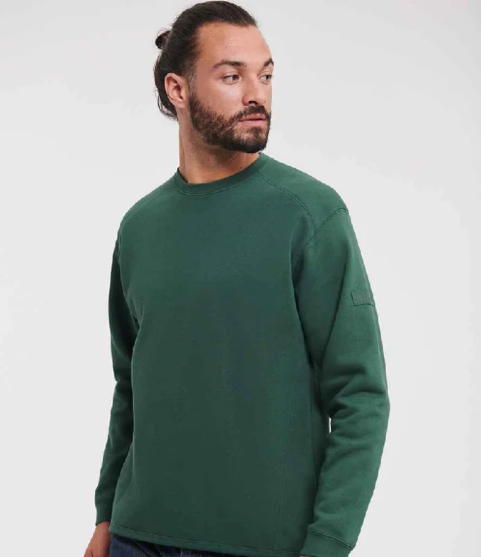 Cotton HoodiesRussell Heavyweight Sweatshirt | Bottle Green