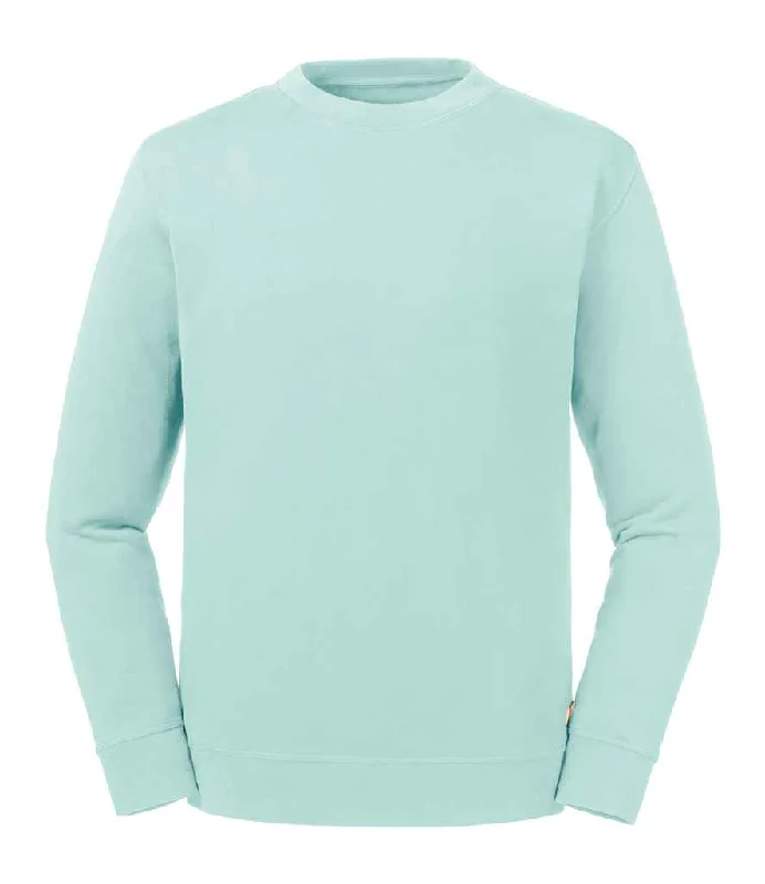 Outdoor SweatshirtsRussell Pure Organic Reversible Sweatshirt | Aqua