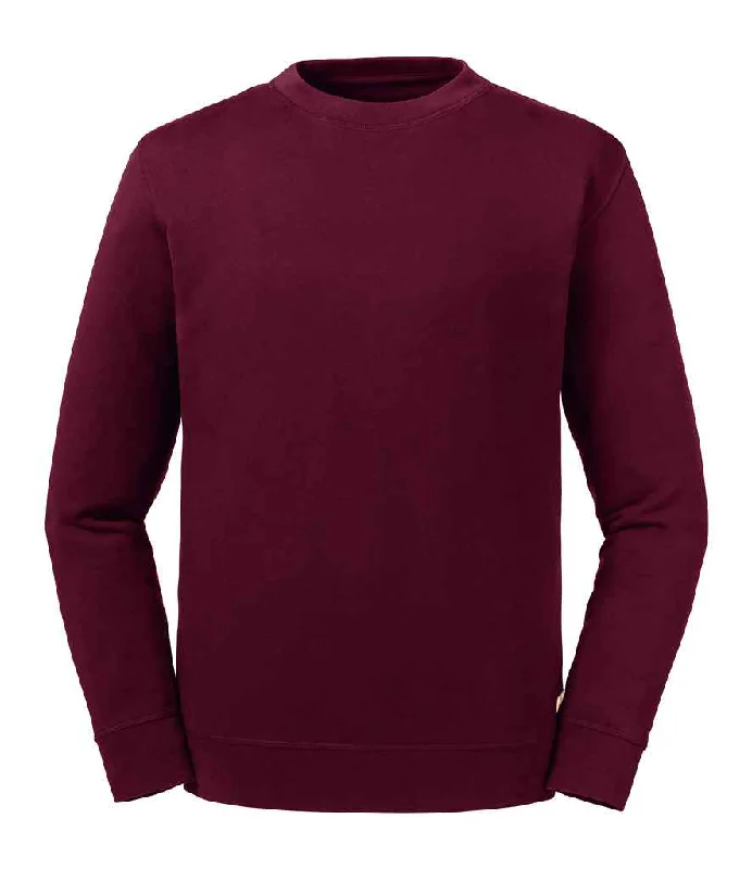 Sleep HoodiesRussell Pure Organic Reversible Sweatshirt | Burgundy