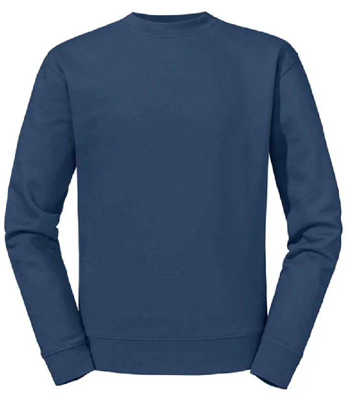 Embellished SweatshirtsRussell Authentic Sweatshirt | Indigo Blue