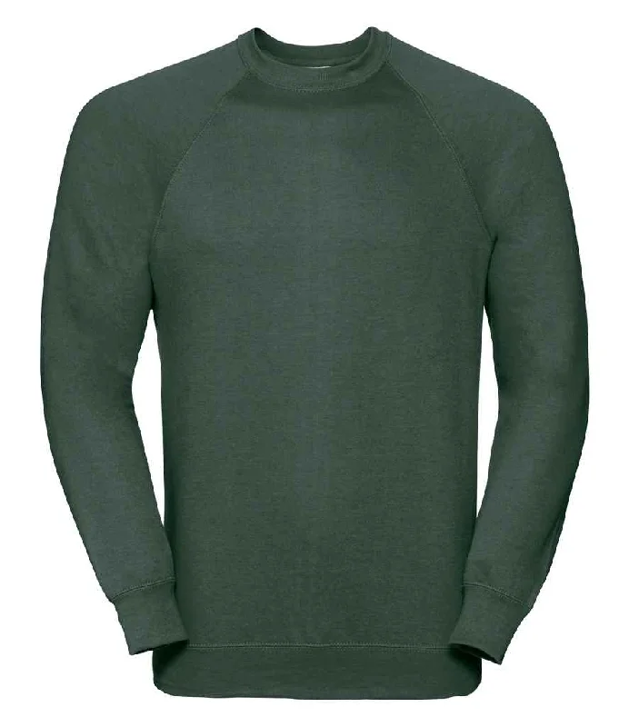 Fleece SweatshirtsRussell Raglan Sweatshirt | Bottle Green