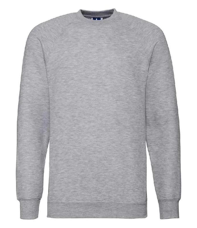 Wool Blend SweatshirtsRussell Raglan Sweatshirt | Light Oxford