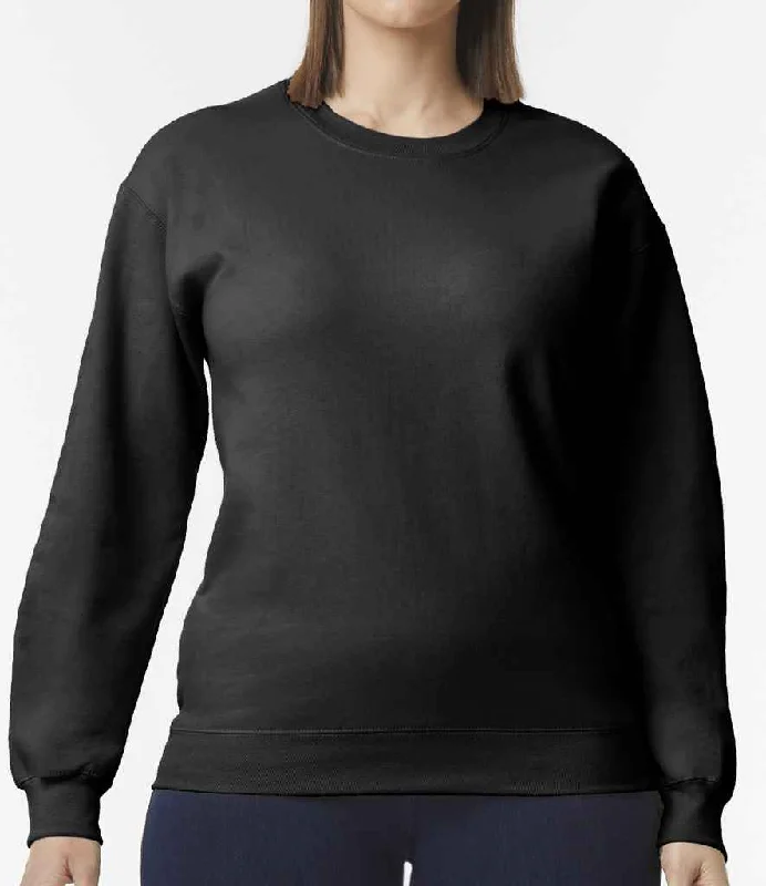 Thermal HoodiesGildan SoftStyle® Midweight Crew Neck Sweatshirt | Black