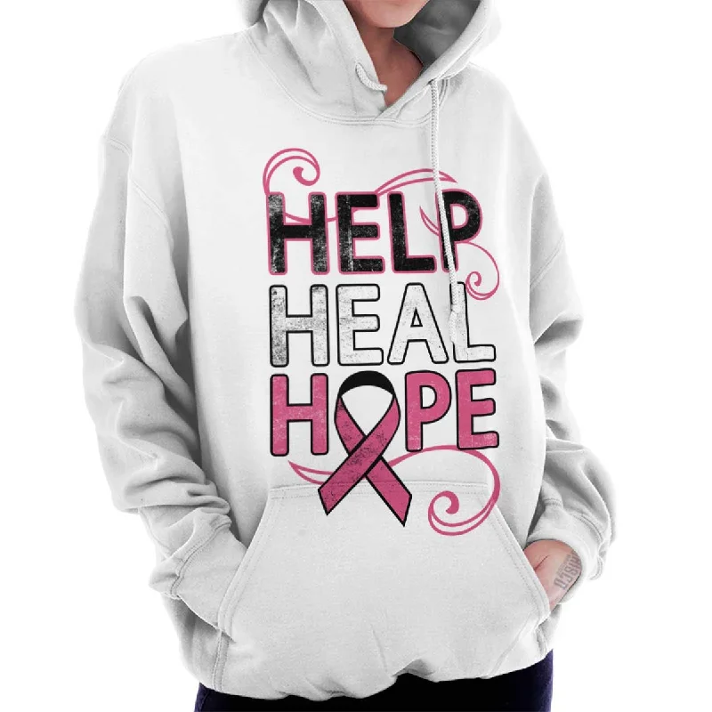 Metallic HoodiesBreast Cancer Awareness Hoodie