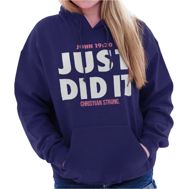 Printed SweatshirtsJust did It Hoodie