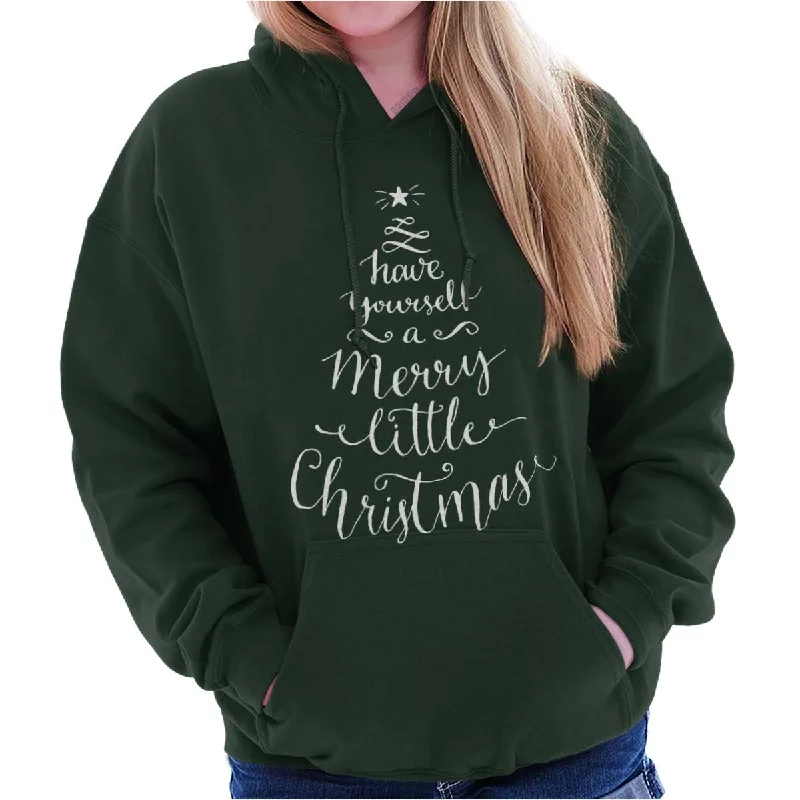 Cotton HoodiesMerry Little Christmas Hoodie