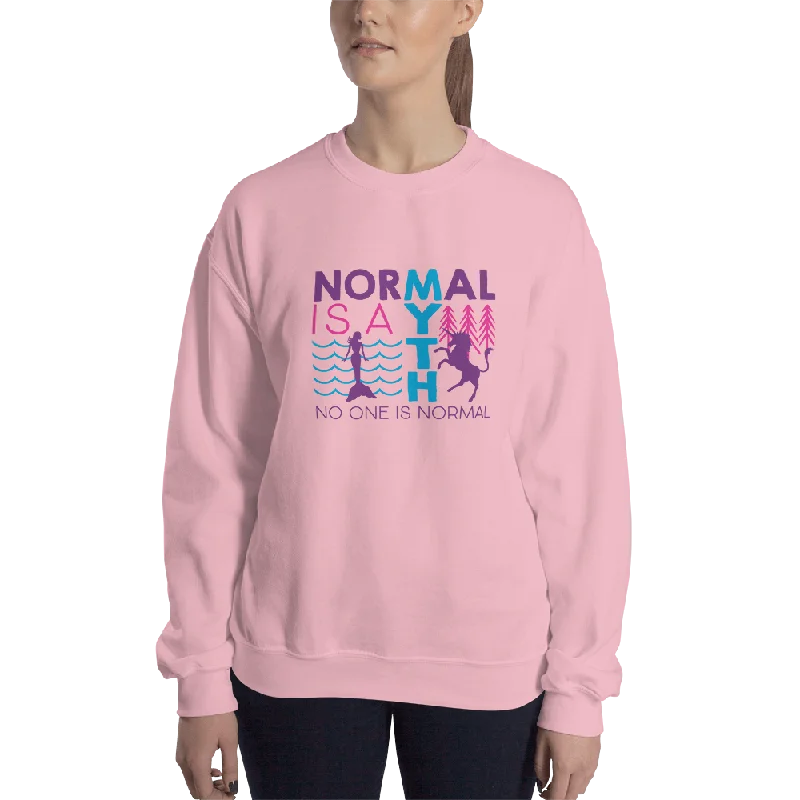 Festival SweatshirtsNormal is a Myth (Mermaid & Unicorn) Sweatshirt