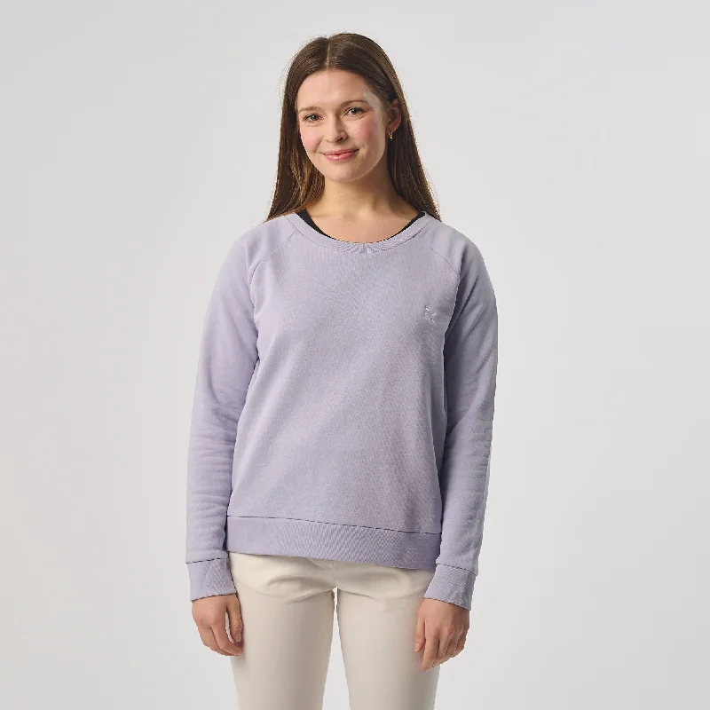 Urban HoodiesOmnitau Women's Organic Cotton Oversized Style Sweatshirt - Lavender Purple