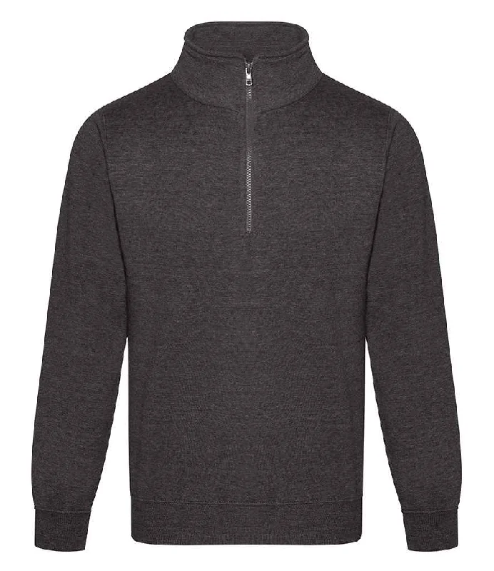 Wool Blend SweatshirtsPro RTX Pro 1/4 Neck Zip Sweatshirt | Charcoal