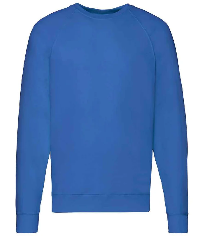 Travel SweatshirtsFruit of the Loom Lightweight Raglan Sweatshirt | Royal Blue