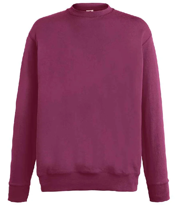 Studded SweatshirtsFruit of the Loom Lightweight Drop Shoulder Sweatshirt | Burgundy