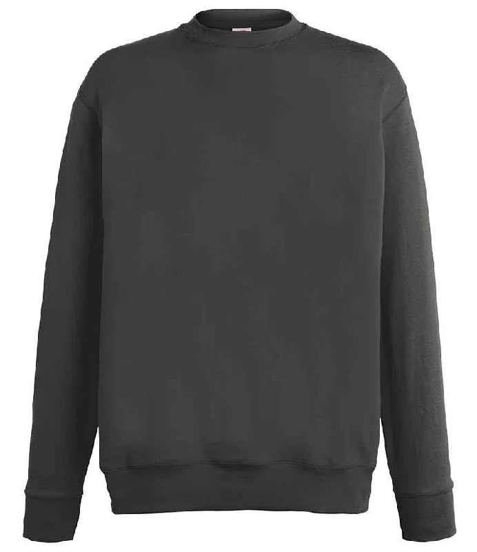 Drawstring HoodiesFruit of the Loom Lightweight Drop Shoulder Sweatshirt | Light Graphite