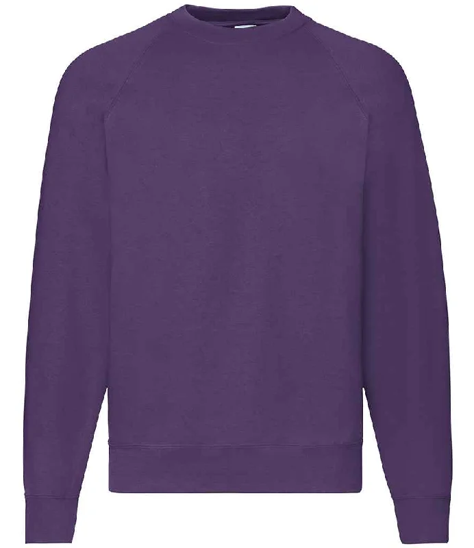 Glitter SweatshirtsFruit of the Loom Classic Raglan Sweatshirt | Purple