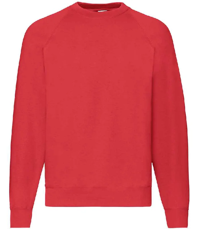 Reversible HoodiesFruit of the Loom Classic Raglan Sweatshirt | Red