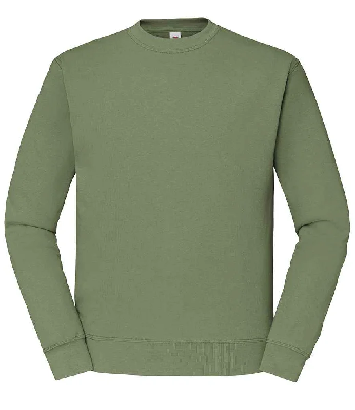 Embellished SweatshirtsFruit of the Loom Classic Drop Shoulder Sweatshirt | Classic Olive