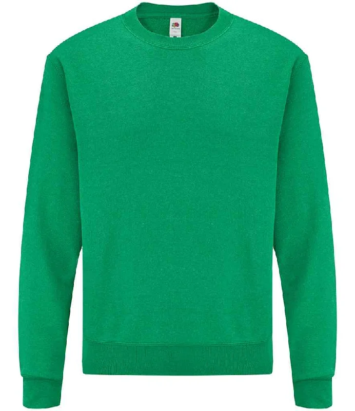 Studded SweatshirtsFruit of the Loom Classic Drop Shoulder Sweatshirt | Heather Green