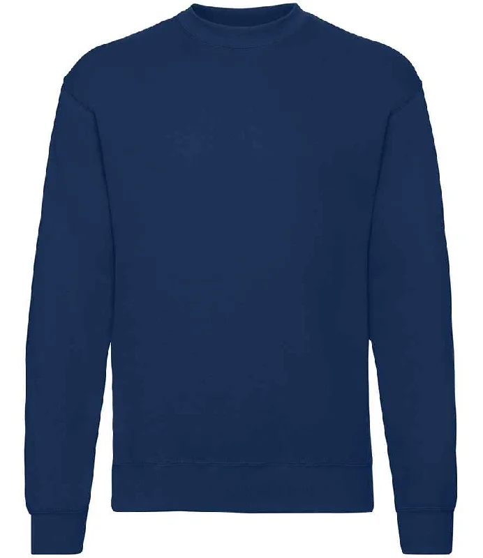 Statement HoodiesFruit of the Loom Classic Drop Shoulder Sweatshirt | Navy