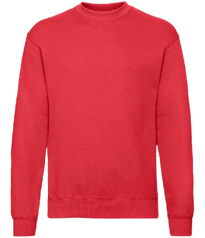 Ruffled SweatshirtsFruit of the Loom Classic Drop Shoulder Sweatshirt | Red