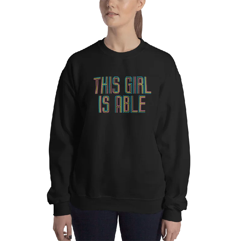 Lace-Up HoodiesThis Girl is Able (Sweatshirt)