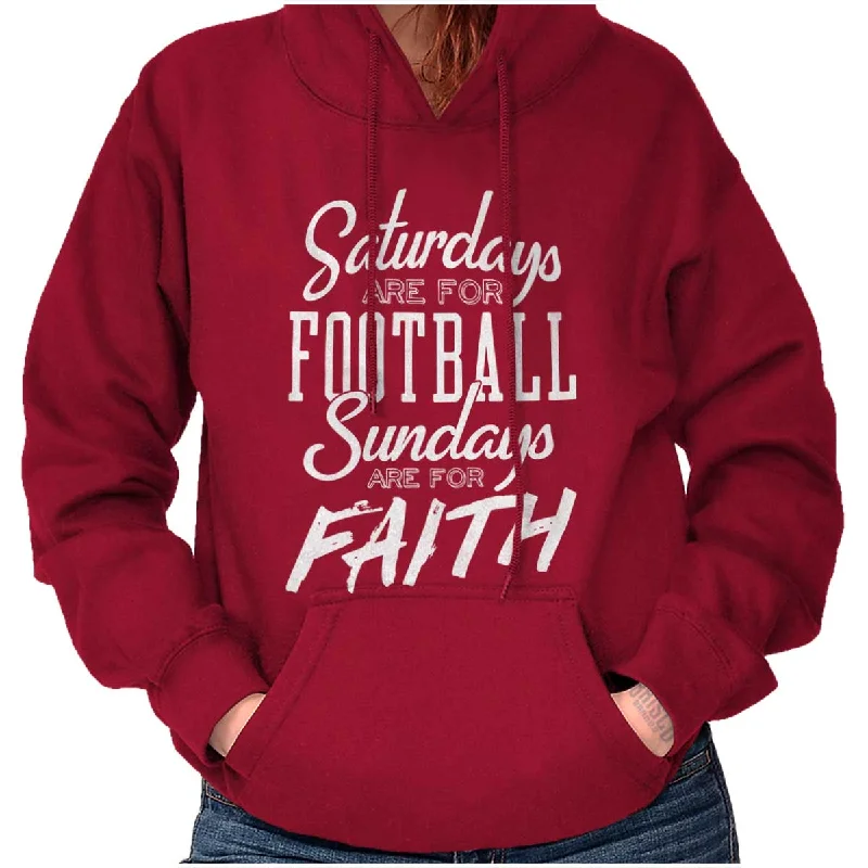 Thermal HoodiesWeekend Football & Faith Hoodie