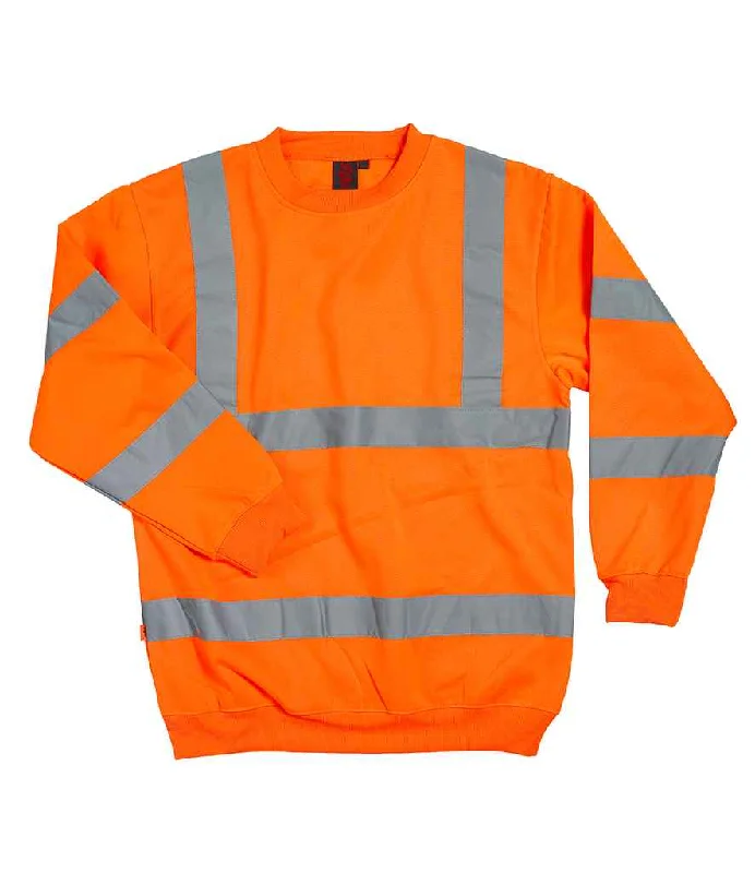 Cashmere HoodiesWarrior Hi-Vis Sweatshirt | Fluorescent Orange