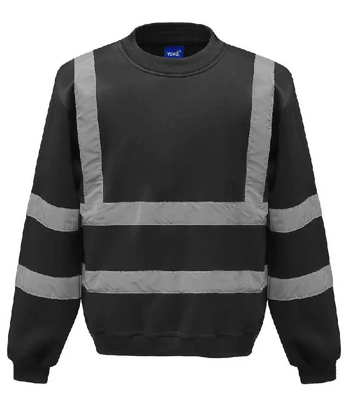 Festival SweatshirtsYoko Hi-Vis Sweatshirt | Black