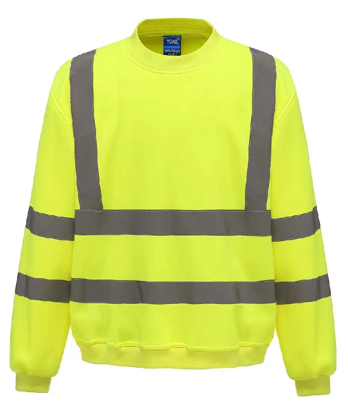 Lace-Up HoodiesYoko Hi-Vis Sweatshirt | Yellow