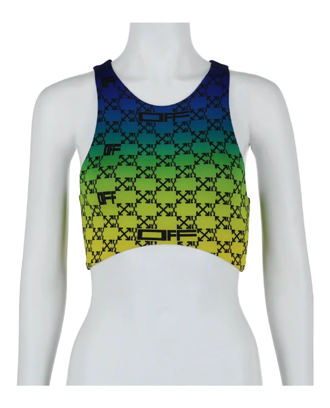 Off-White Womens Athletic Monogram Sports BraLightweight vest