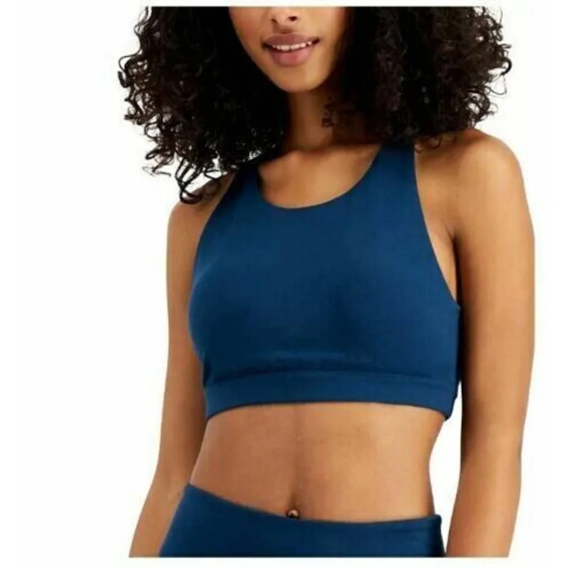 ID Ideology Women's Fit Kit Sports Bra Moonlit Ocean BlueBreathable jacket