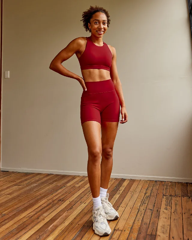 Pivot Sports Bra - Cherry RedCycling tee