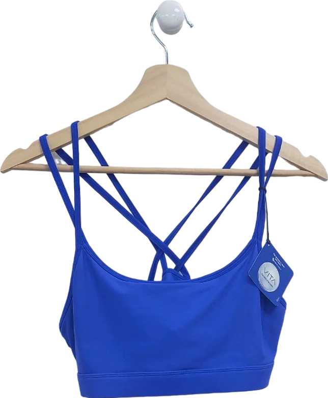 Carvico Blue Sports Bra UK LTrail tank