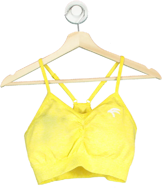 Gym Clothing Yellow Sports Bra UK SThermal tank