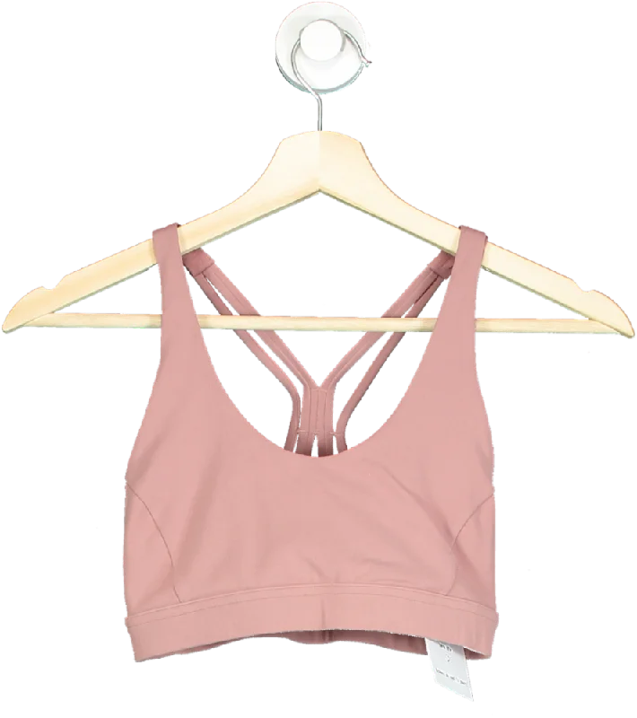 Lululemon Pink Strappy Sports Bra No SizeRunning hoodie